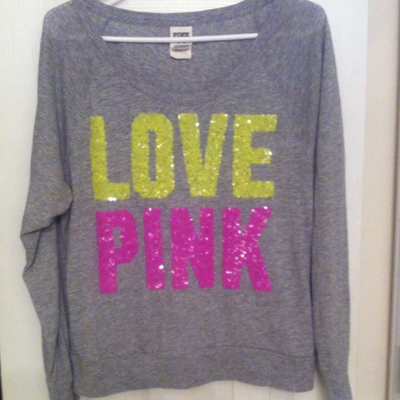 Victoria's Secret bling pink shirt
