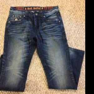 NWT Men's 34x34 Rock Revival jeans.