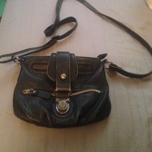 Small blue cross body bag