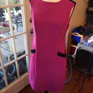 Fusia color dress by The Limited