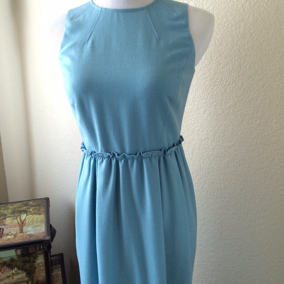 Blue sheath dress - Picture 2 of 4