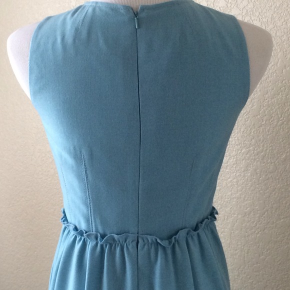 Blue sheath dress - Picture 3 of 4