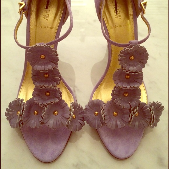 J. Crew Shoes - J Crew Flower T Strap Sandals Heels