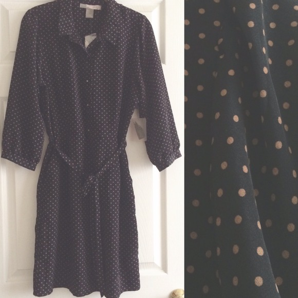 s o l d. F21 polka dot dress