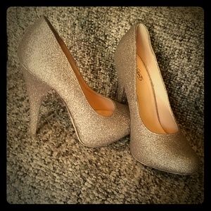Gold Sparkly heels