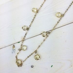 LOFT Jewelry - Long Necklace with Amber Dangling Jewels LOFT Jewelry - Long Necklace with Amber Dangling Jewels