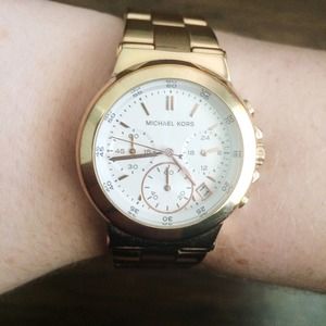 🔴 reserved/bundle Rose Gold Michael Kors watch
