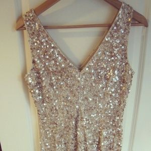 Pissaro Nights - Gold Dress