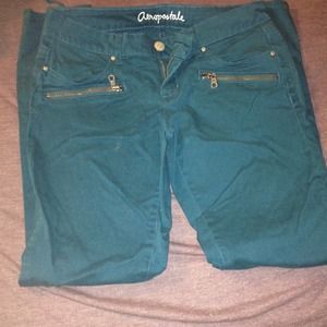 Teal Aeropostale jegging size 6