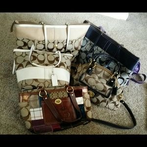 100% Authentic Coach Signature pureses!!!