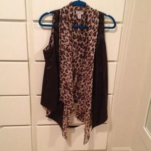 Chico's Animal print vest
