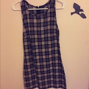Brandy Melville Plaid Body-con Dress