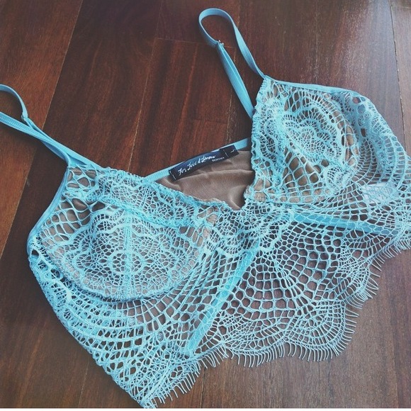 NWT for love and lemons bat your lashes bralette