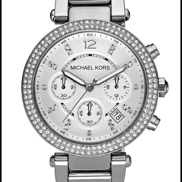 Michael Kors Silver Parker Watch