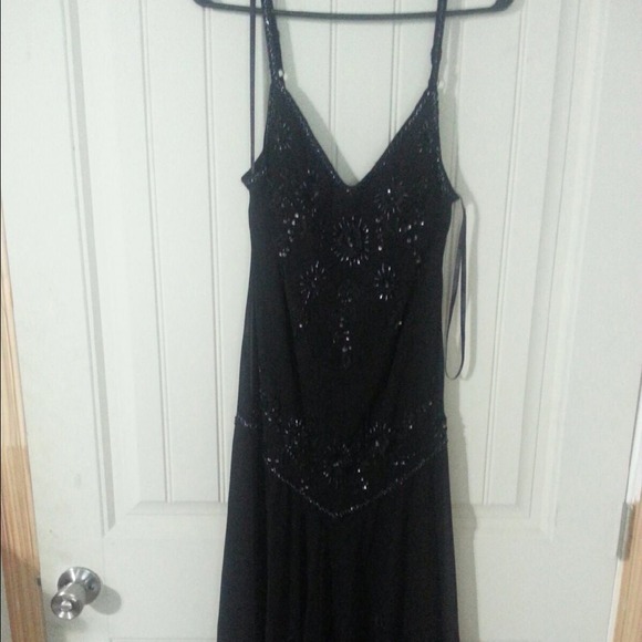 Black cocktail dress
