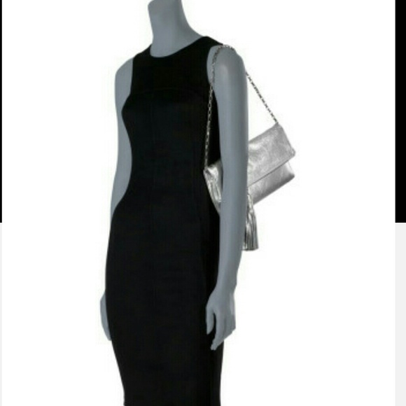 Michael Kors foldover silver bag - Picture 2 of 4