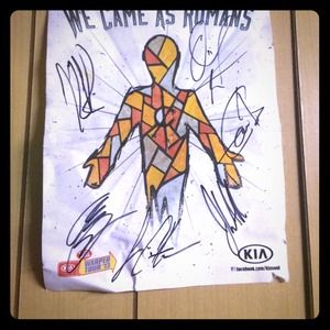 We Came as Romans signedfull band warped 13 poster