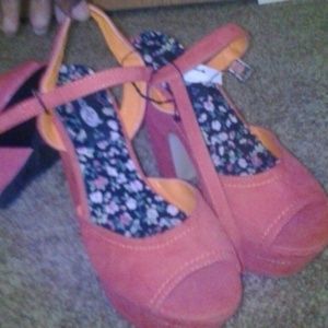Burnt orange shoes