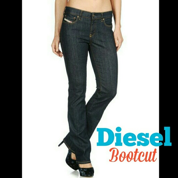 Diesel Dark Denim Bootcut Jeans
