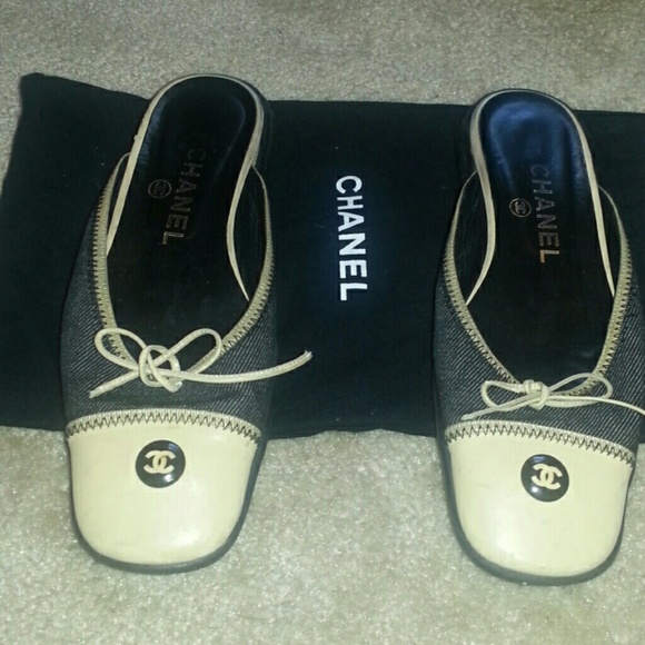 Chanel slip ons