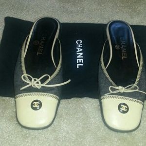 Chanel slip ons