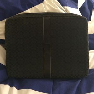 Coach laptop case