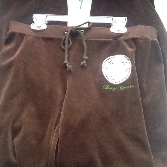 Reduced! Juicy Couture brown velour pants