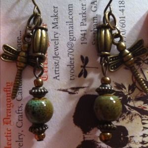 Eclectic Dragonfly earrings.