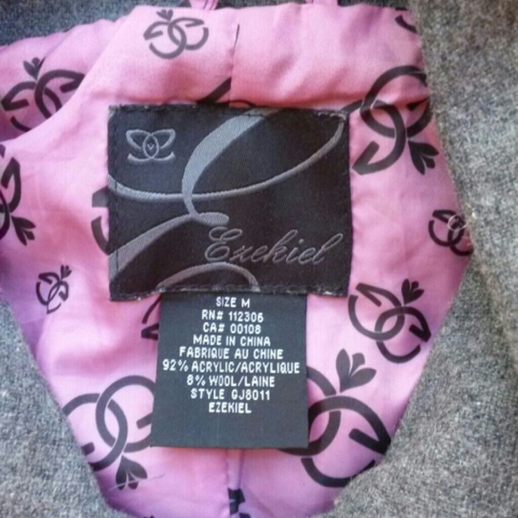 *BUNDLED* EZEKIEL GREY PEACOAT - Picture 4 of 4