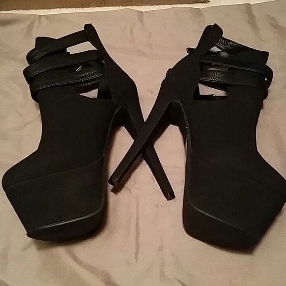 Paper Fox Black Stiletto Booties - Picture 2 of 4