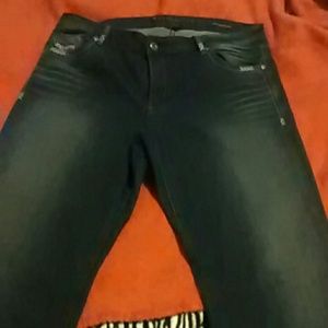 Salt works blue jeans.