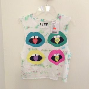 Urban Outfitters | Crop Muscle Tee