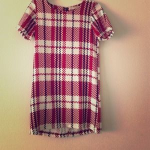 UK Plaid Boutique Dress