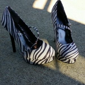 Zebra print Charlotte Russe shoes