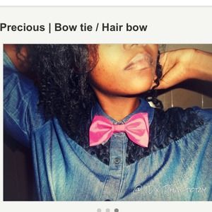 BOW TIE = unisex + multi purpose + clip on