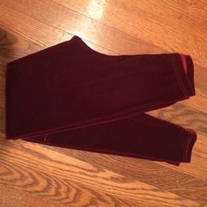 American Apparel Velvet Leggings