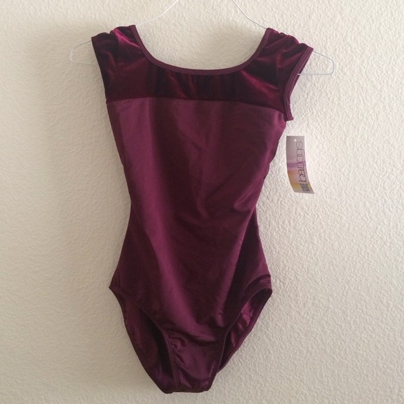 NWT Velvet Neck Body Suit