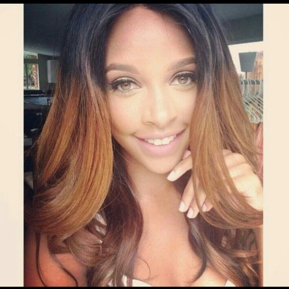 Ombre Beauty Lace Front Wig #1b/30 20-22 inches!!