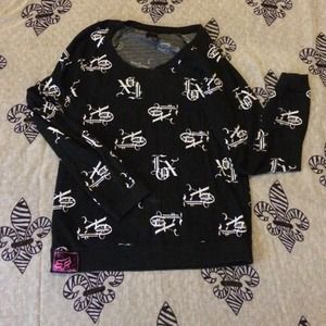 Fox black logo sweatshirt