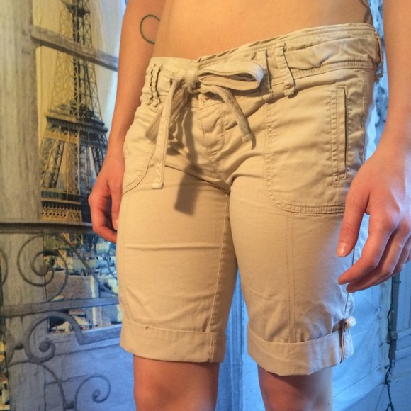 A&F Khaki Shorts