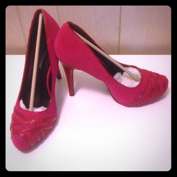 Fuscia & Red Heels
