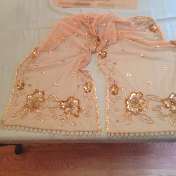 Gold Sequined Wrap