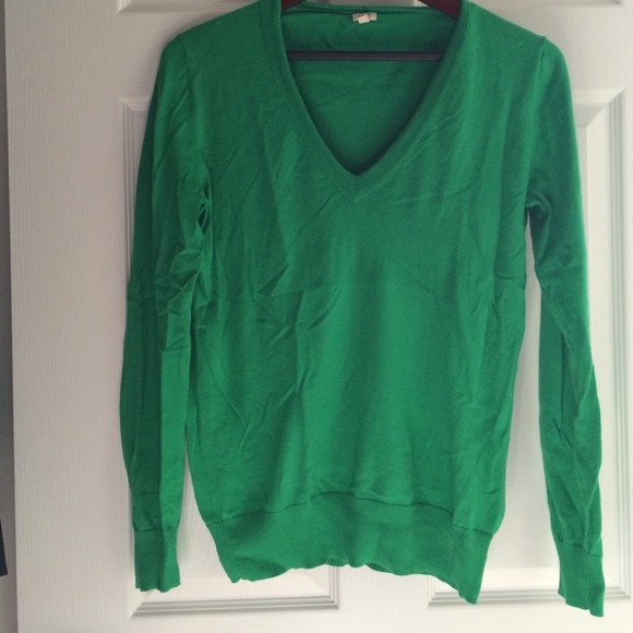 J.crew green sweater