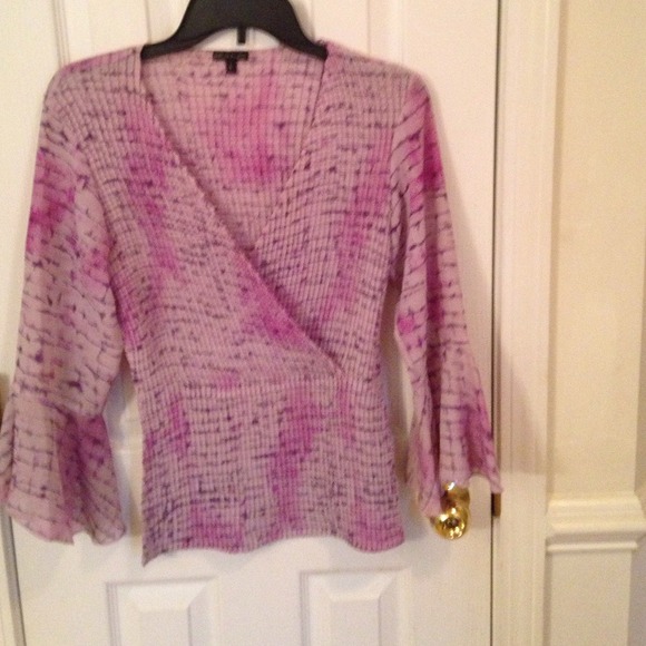 Sexy lavender print top