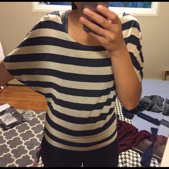 Cute shirt.  Open back
