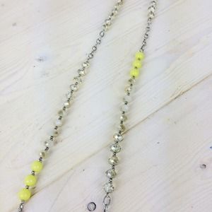 LOFT Jewelry - Long Necklace with Neon, White & Iridescent Beads LOFT Jewelry - Long Necklace with Neon, White & Iridescent Beads