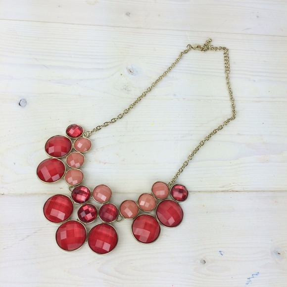 Jewelry - Pink Bib Necklace Jewelry - Pink Bib Necklace