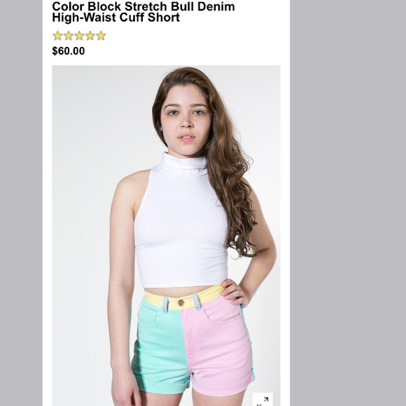 AA Color Block Short. - Picture 4 of 4