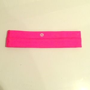 pink lulu lemon headband