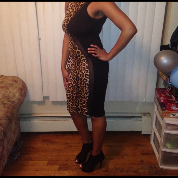 Leopard print dress - Picture 1 of 3